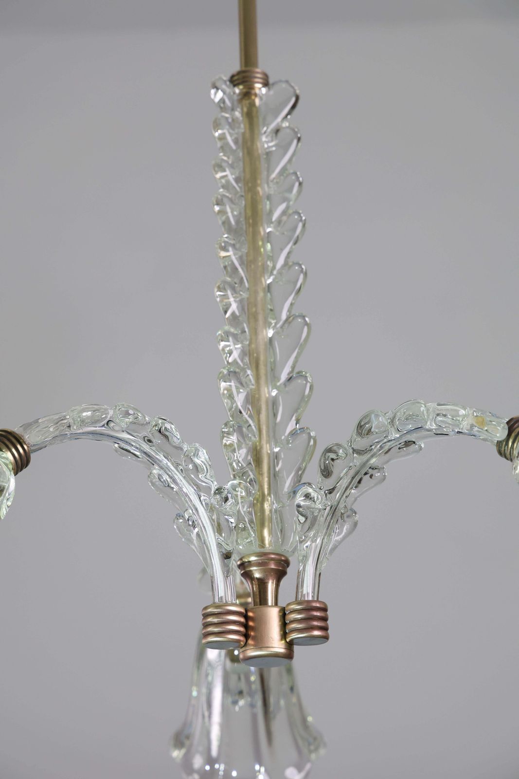 Charming Art Decò Chandelier By Barovier E Toso, 1940s photo buy