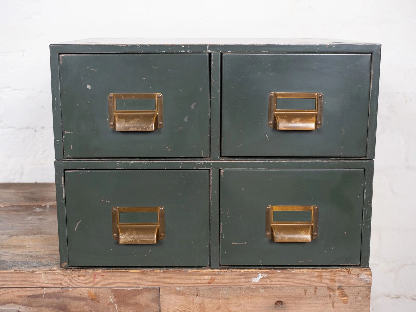 Vintage Industrial Filing Storage Drawers photo for sale