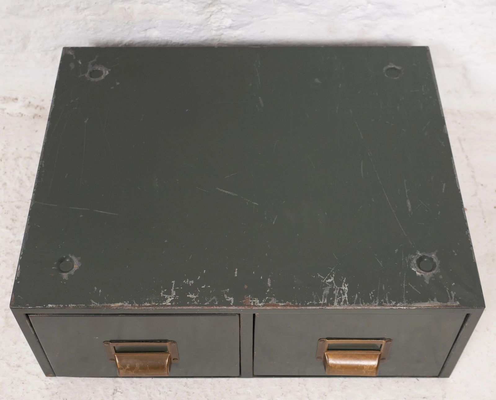 Vintage Industrial Filing Storage Drawers photo vintage