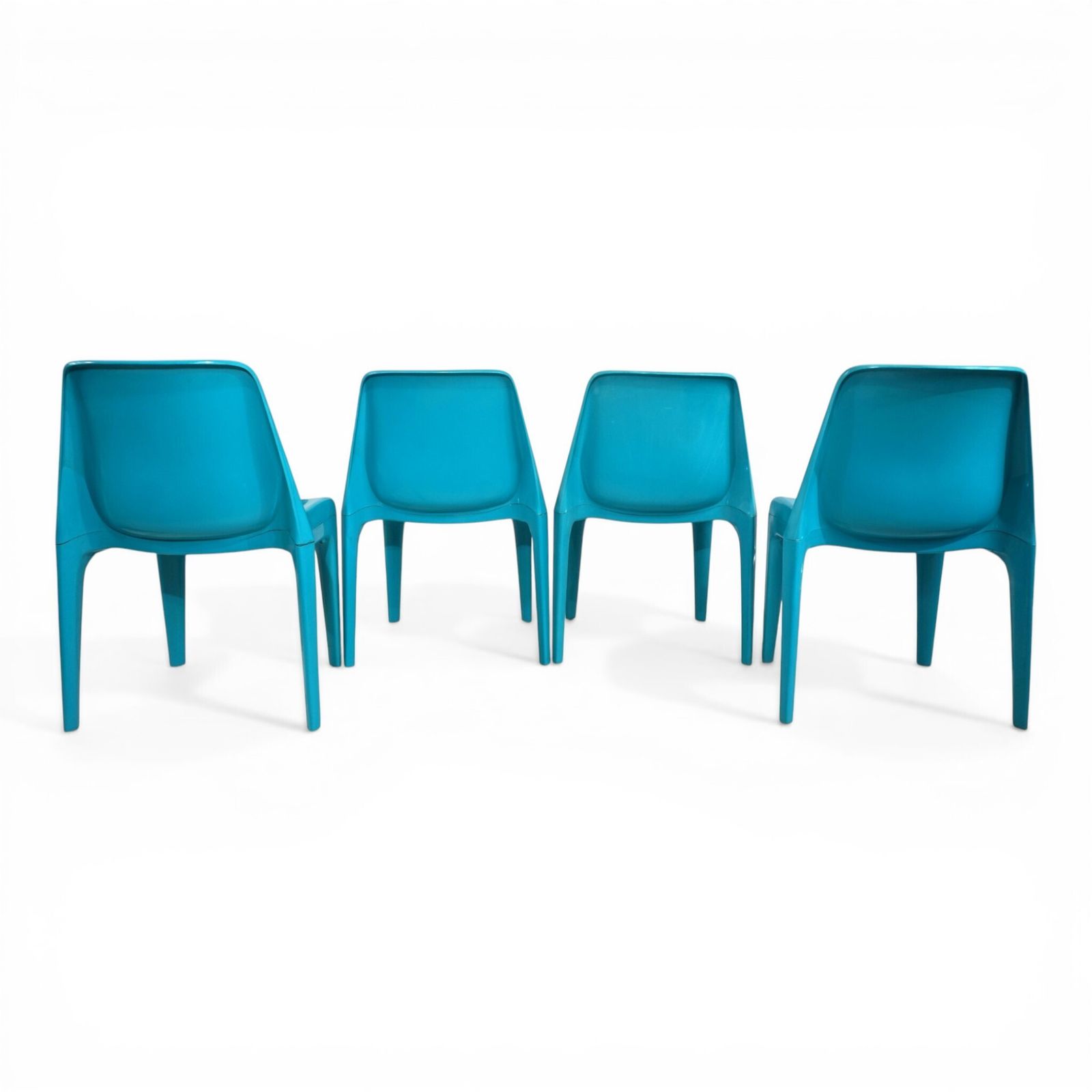 Set Of 4 Schröder & Henzelmann Space Age Dining Chairs, 1970 photo furniture