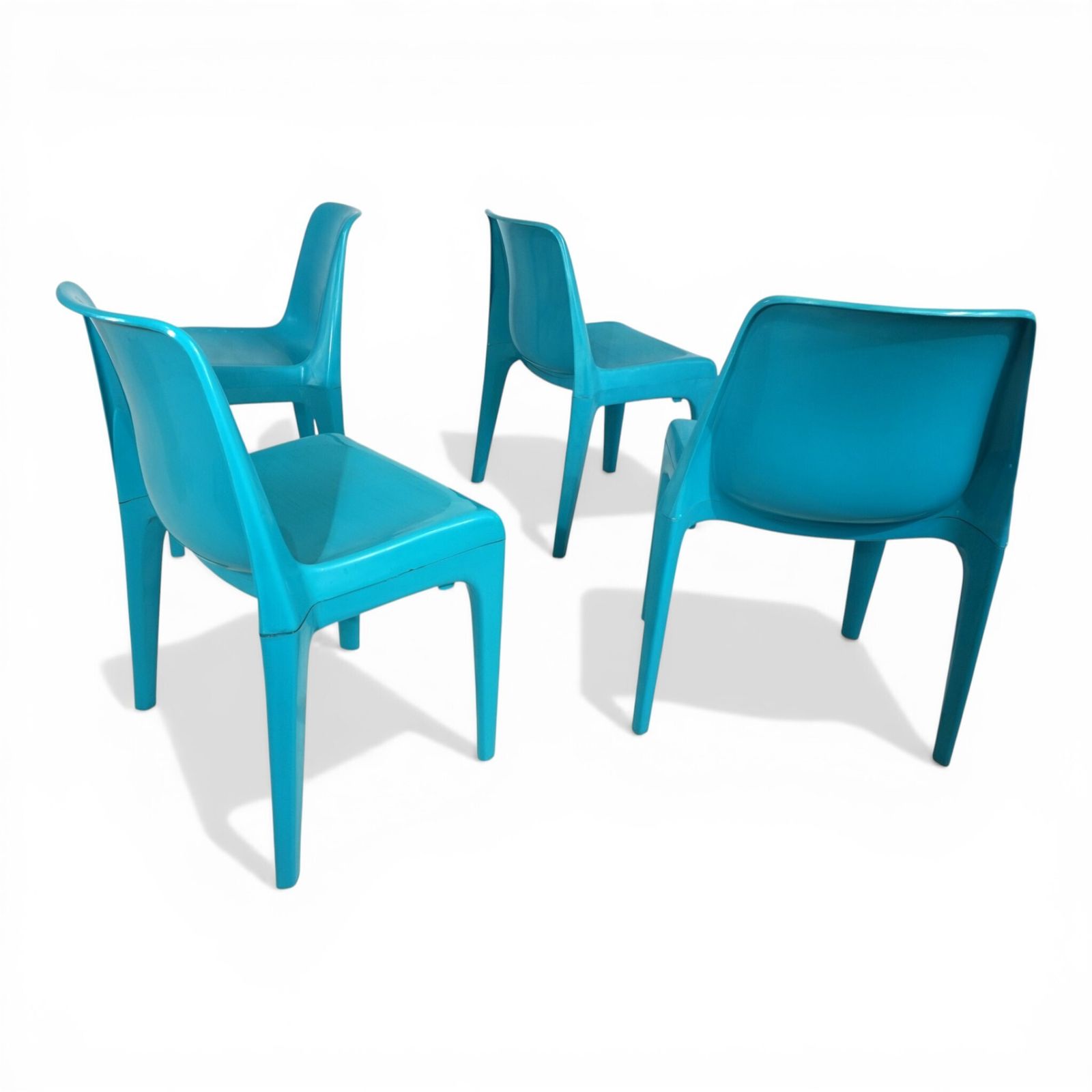 photo furniture Set Of 4 Schröder & Henzelmann Space Age Dining Chairs, 1970