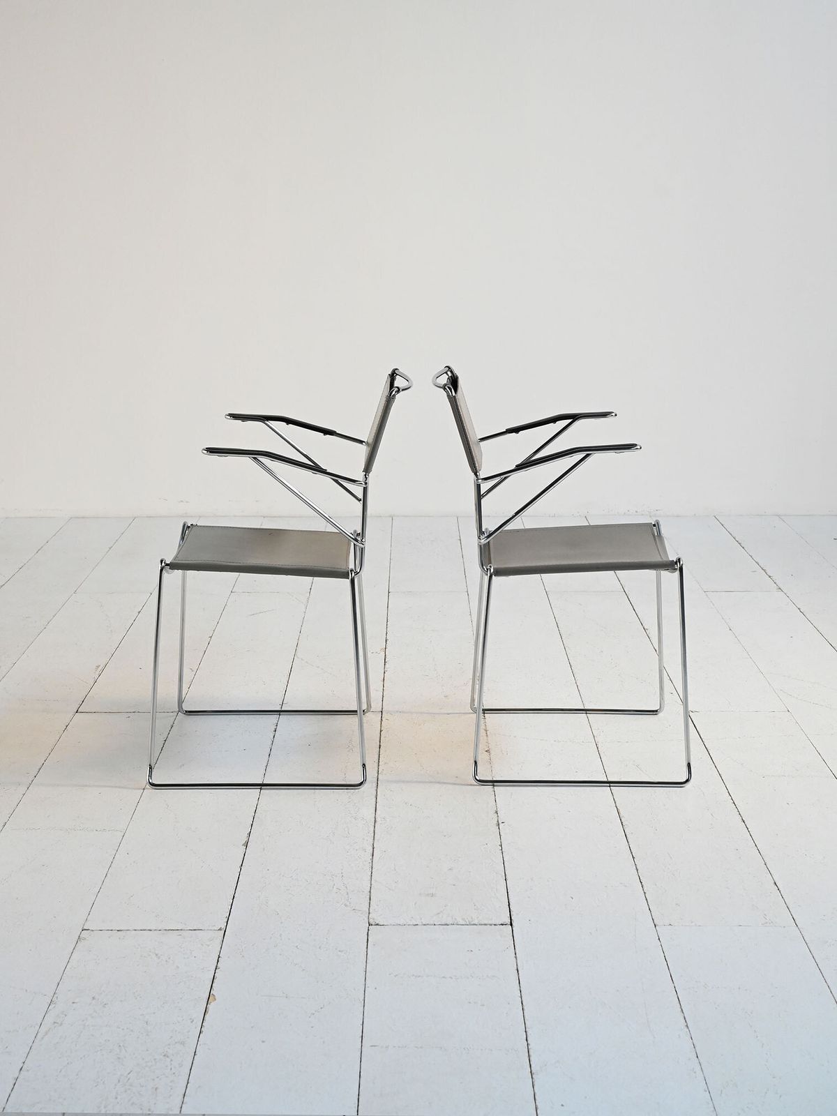 Set Of 4 "Spaghetti" Chairs By Giandomenico Belotti For Alias photo for sale