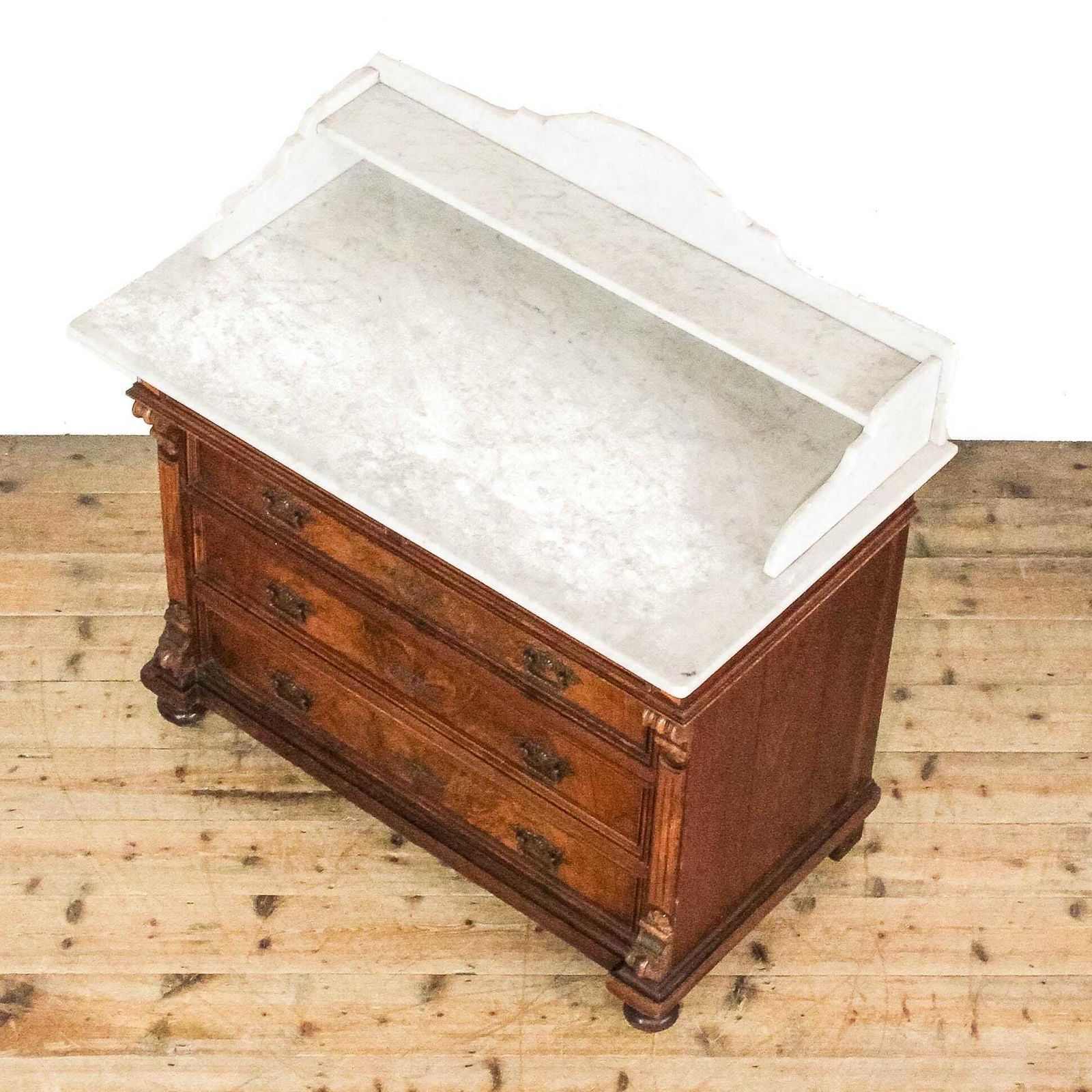 Antique Marble Top Continental Chest Of Drawers | Antique Storage | Bedroom Drawers | Antique Chest Of Drawer photo for sale