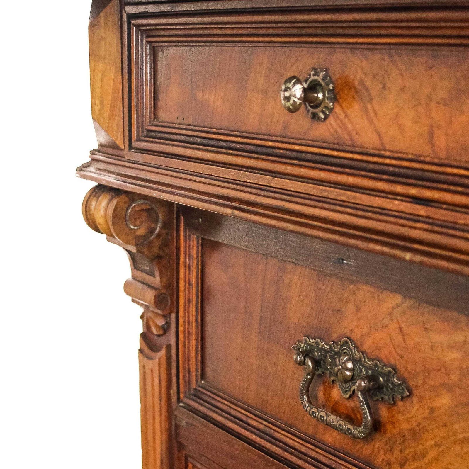 Antique Marble Top Continental Chest Of Drawers | Antique Storage | Bedroom Drawers | Antique Chest Of Drawer photo vinterior