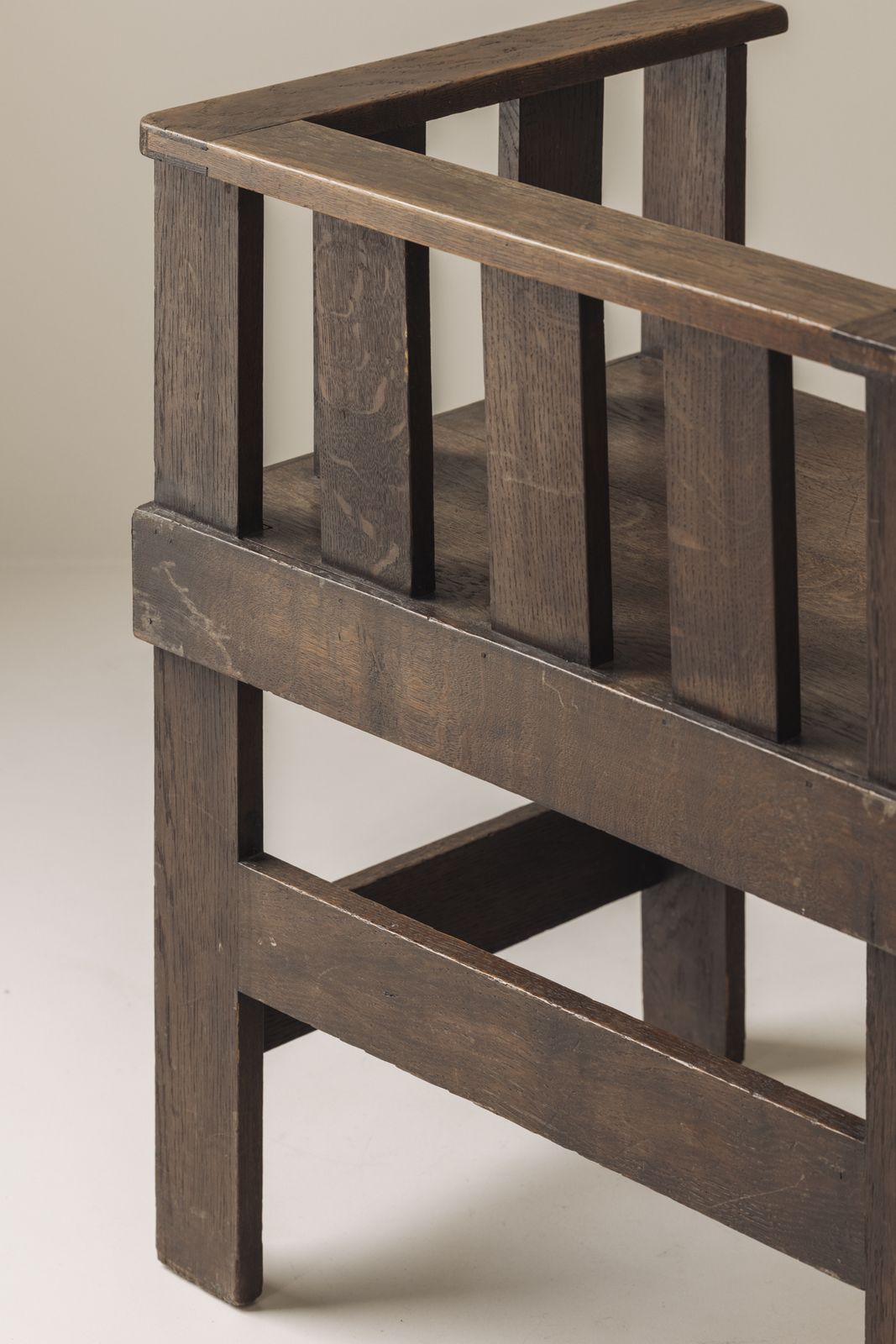 Rare French Armchair In Said Oak, Early 1930s. photo Furniture