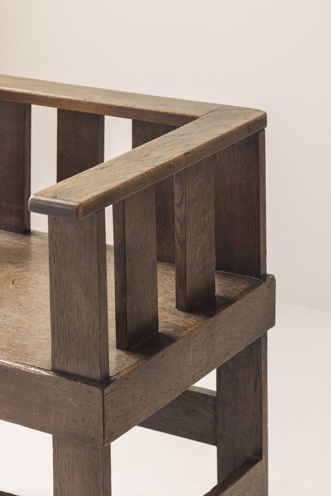 Rare French Armchair In Said Oak, Early 1930s. photo vinterior