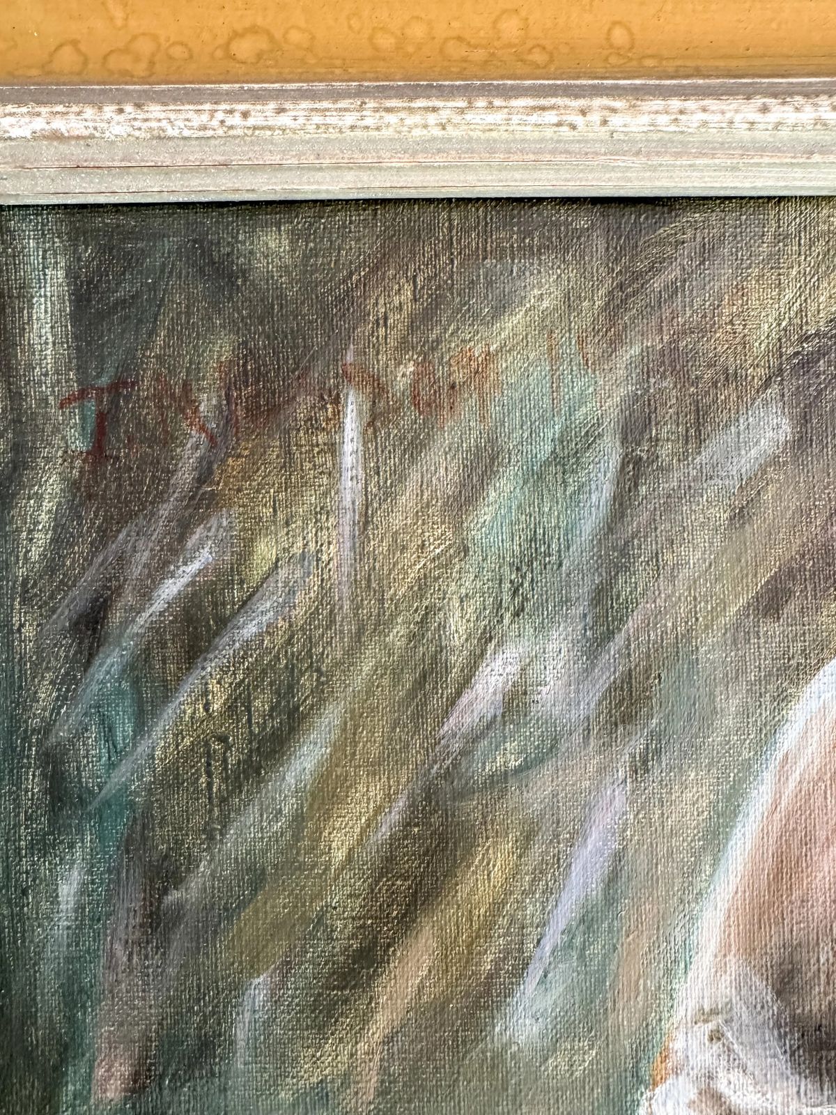 Portrait, Oil On Canvas, Signed T. Nilsson, 1938 photo vinterior