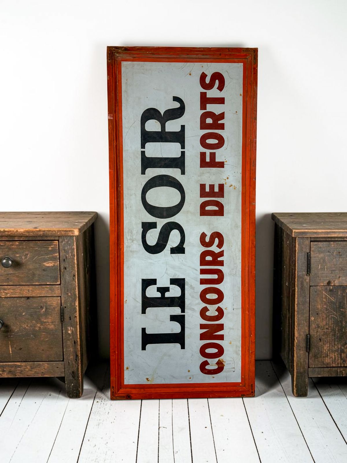 Large Antique French Advertising Sign