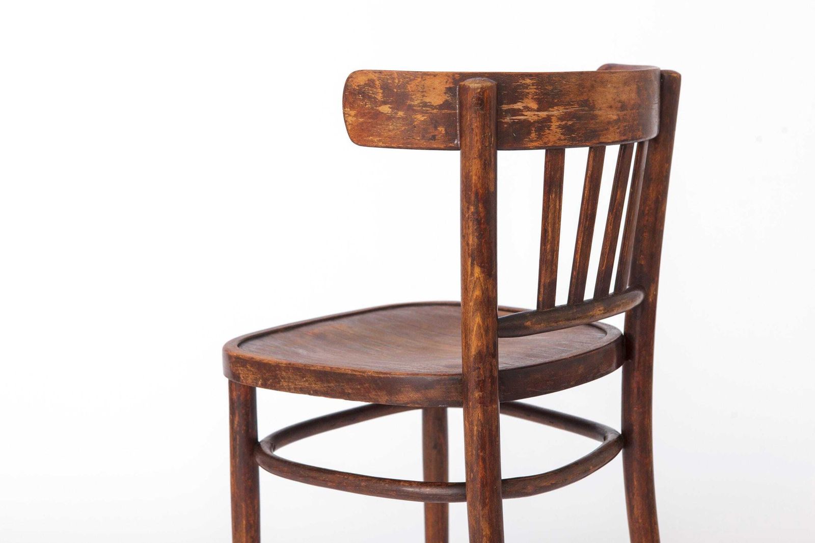 Vintage Chair 1950s Germany, Beech Wood, Mid Century Wooden Chair, Dining Or Accent Chair photo vintage