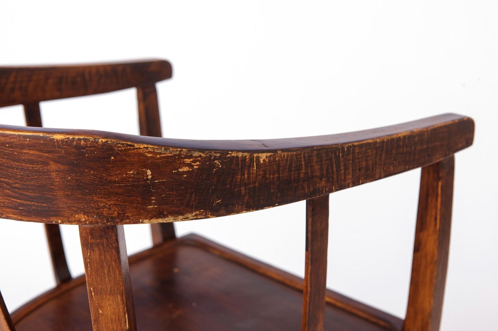 Vintage Fauteuil Jaren 1950 Duitsland, Beukenhout, Mid Century Accentstoel, Houten Armleuningen photo buy