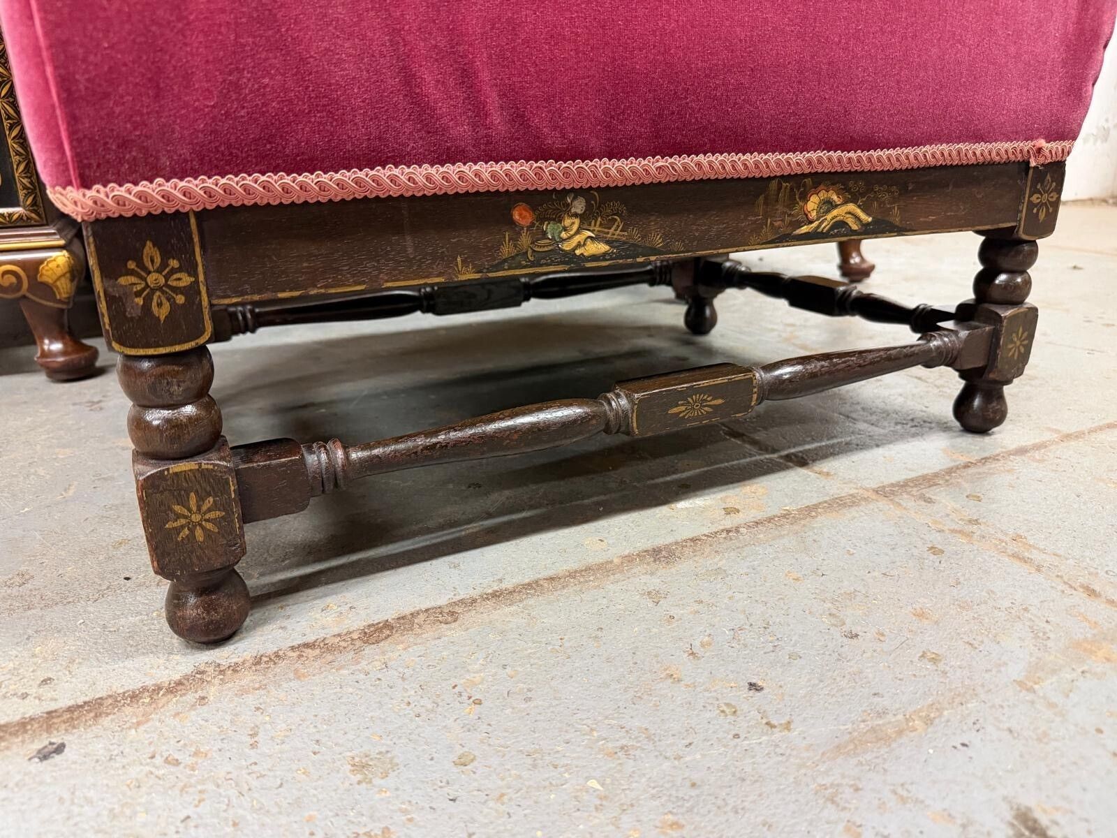 Furniture Stunning Chinoiserie Bedroom Suite By Maples & Co. photo