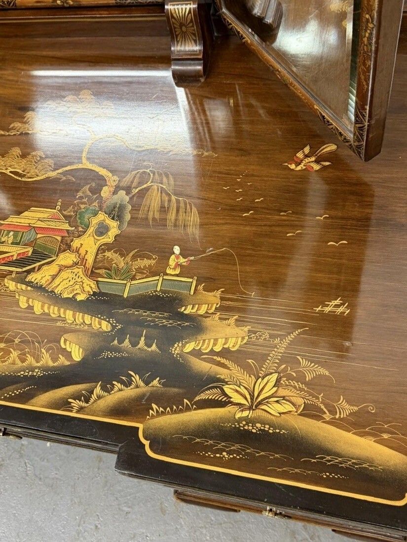 photo buy Stunning Chinoiserie Bedroom Suite By Maples & Co.