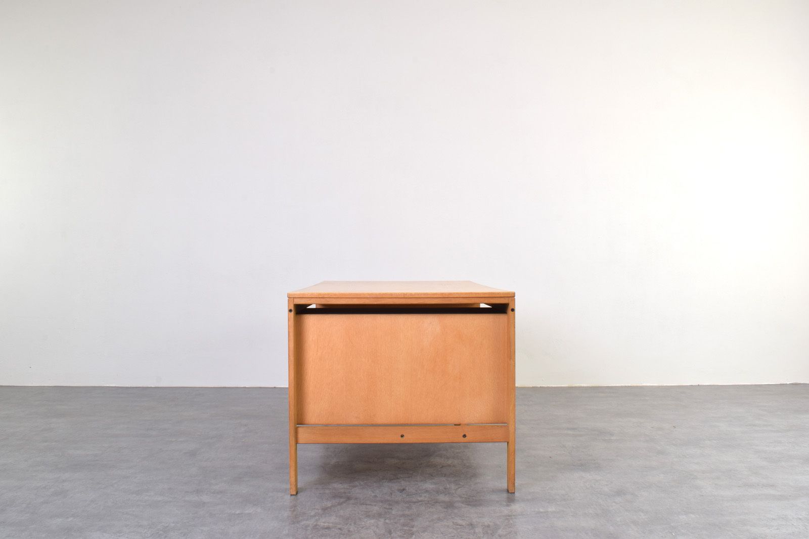 Mid Century Oak Desk By Chr. Rasmussen For Randers Møbelfabrik, 1970s. photo vinterior