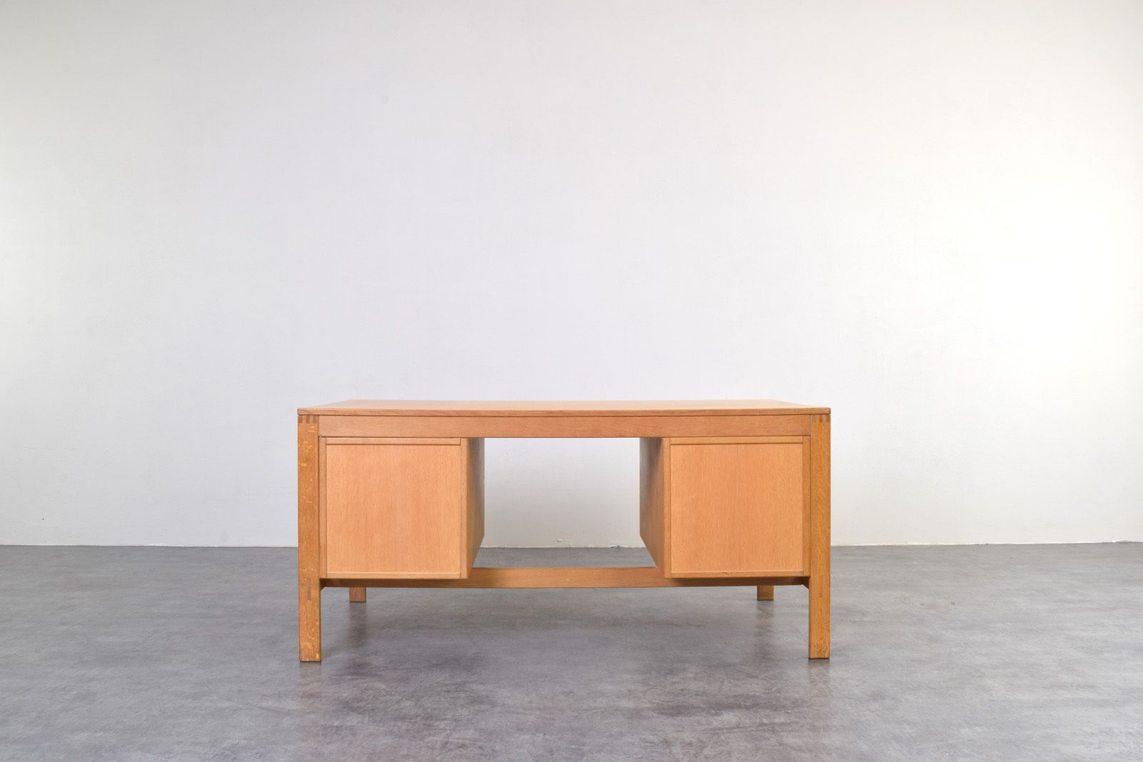 Mid Century Oak Desk By Chr. Rasmussen For Randers Møbelfabrik, 1970s. photo buy