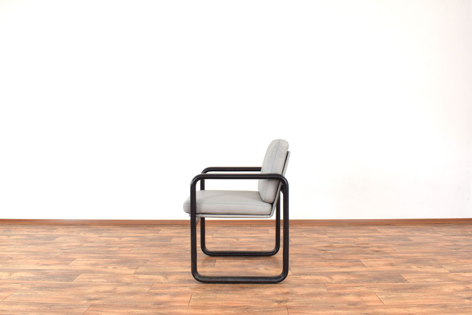 Mid Century Leather Lounge Chairs By Burkhard Vogtherr For Rosenthal, 1970s, Set Of 2 photo vintage