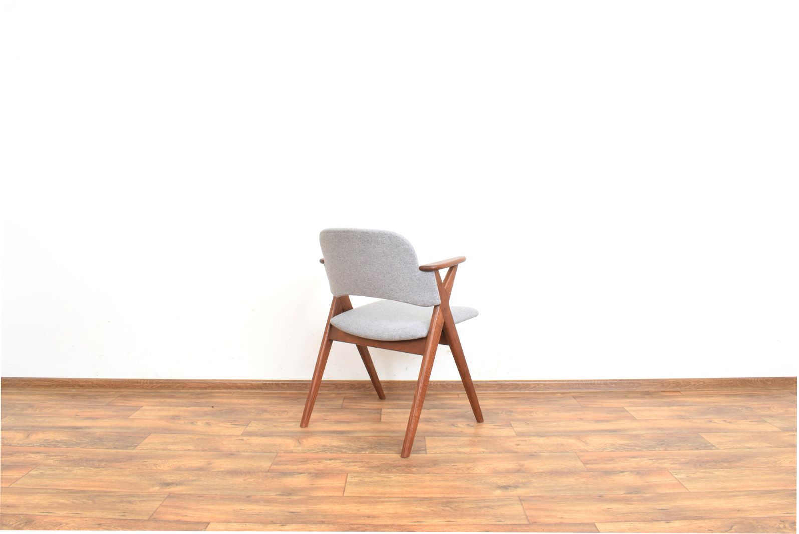 Mid Century Swedish Oak Dining Chair From Broderna Johansson, 1960s. photo 750.0