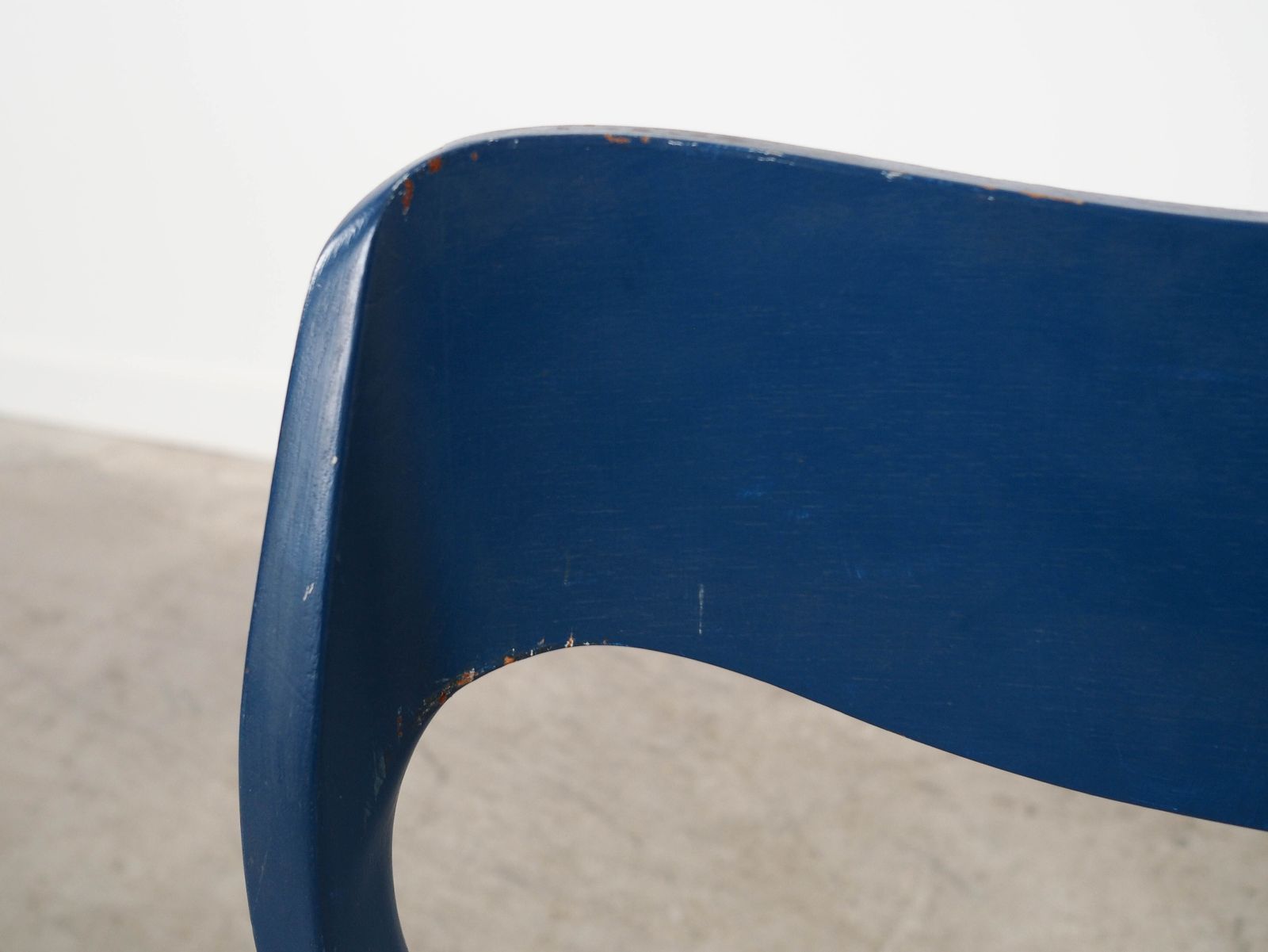 photo buy Blue Teak Chair, Danish Design, 1960s, Designer: Niels Otto Møller