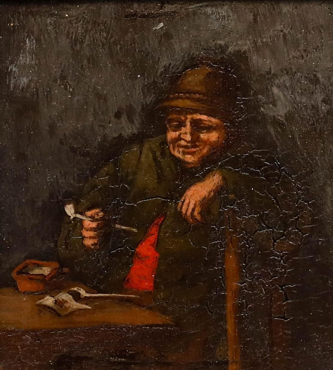 19th Century Oil The Smoker photo furniture