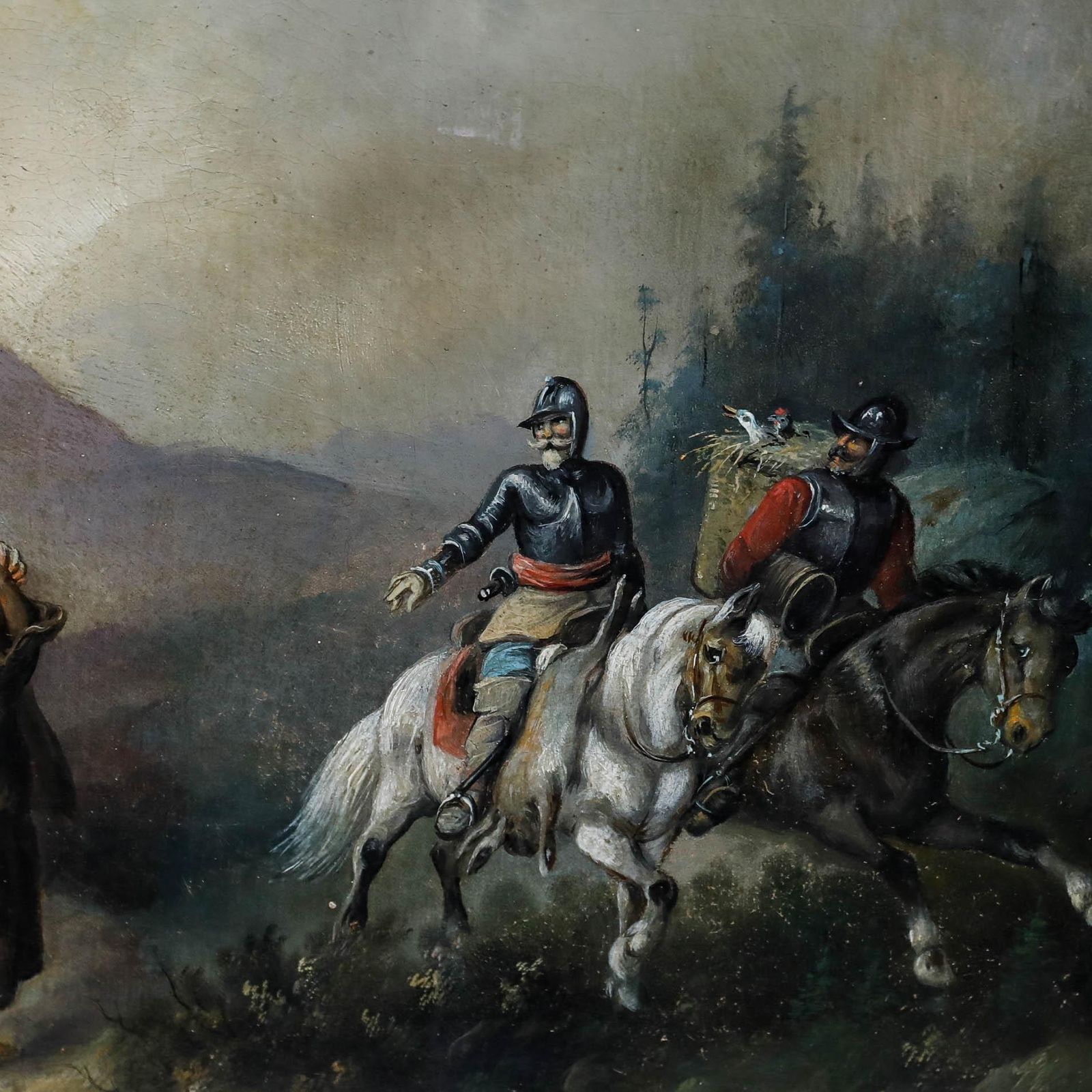 After Meno Mühlig (1823 1873) Late 19th Century Oil, Lenny At The Pass photo 450.0