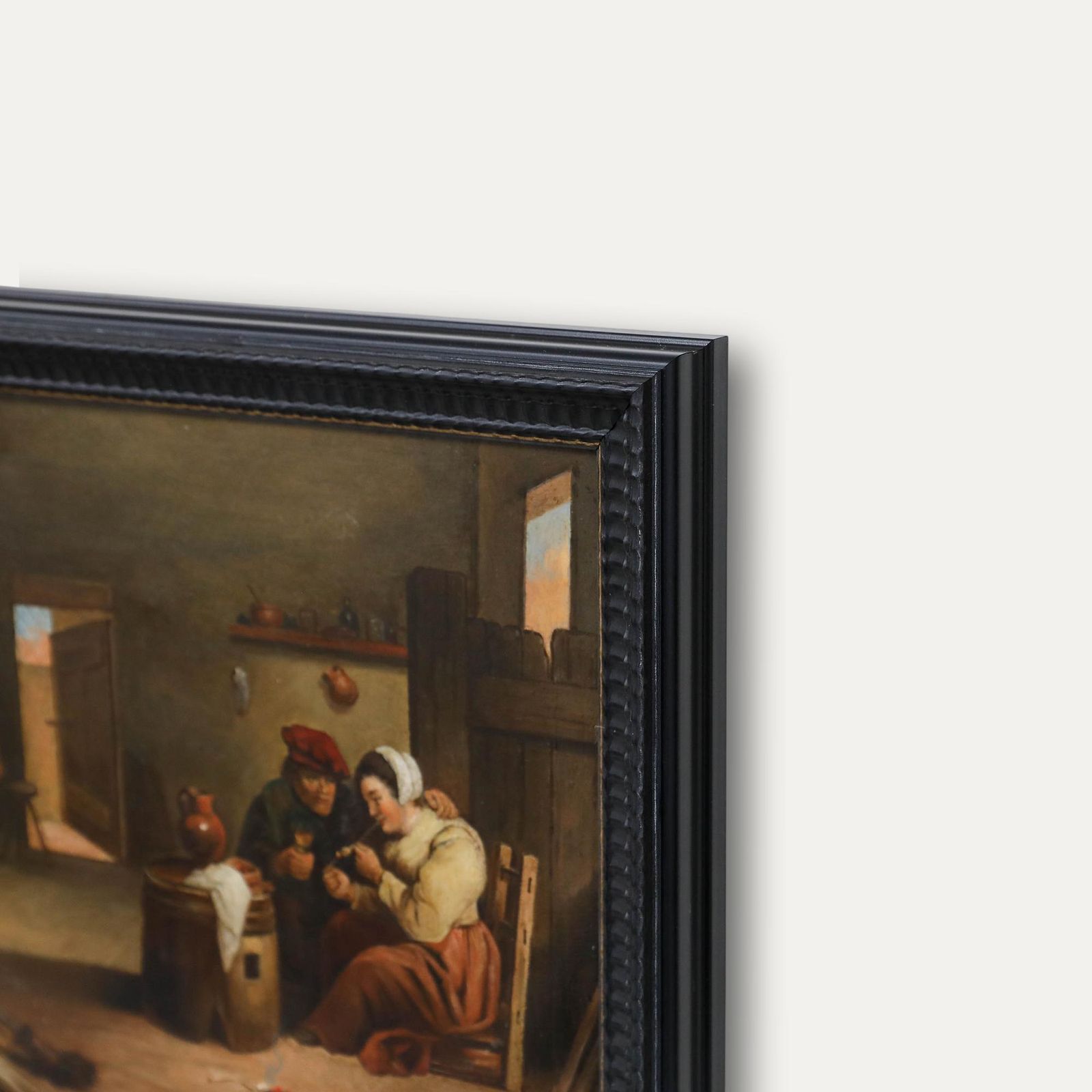 Manner Of David Teniers (1610 1690)  Early 19th Century Oil, Relaxing At The Inn photo 550.0