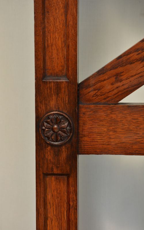 photo buy English Victorian Gothic Coat Stand Oak Hall Stand In The Manner Of Pugin