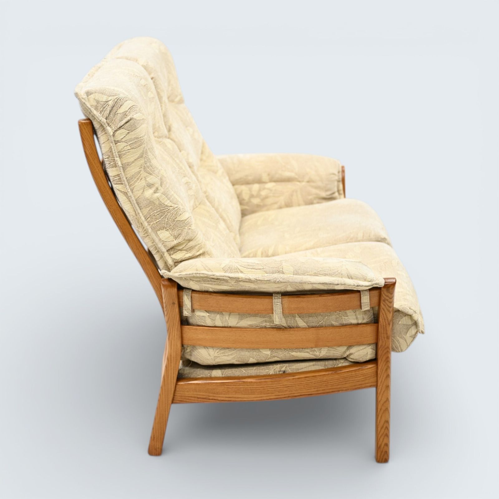Ercol Saville 2str Sofa Ercol's Cleanable Upholstery Light Frame Free Delivery* photo vintage