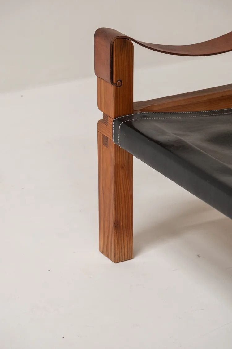 Pair Of S10 Sahara Chairs By Pierre Chapo photo furniture