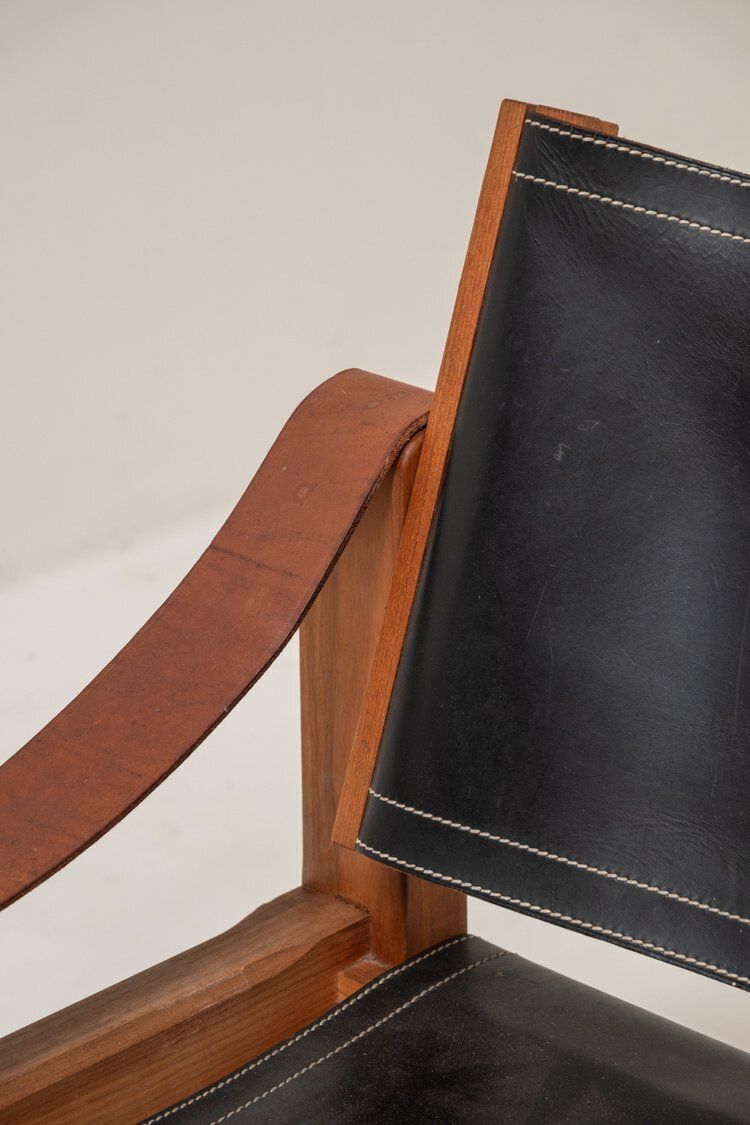 7968.0 Pair Of S10 Sahara Chairs By Pierre Chapo photo