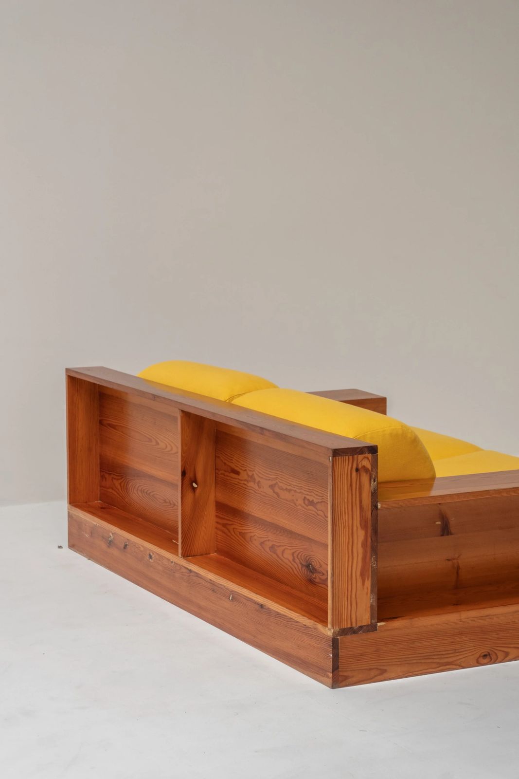 Italian Wooden 2 Seater Lounge Chair, 1970s photo furniture