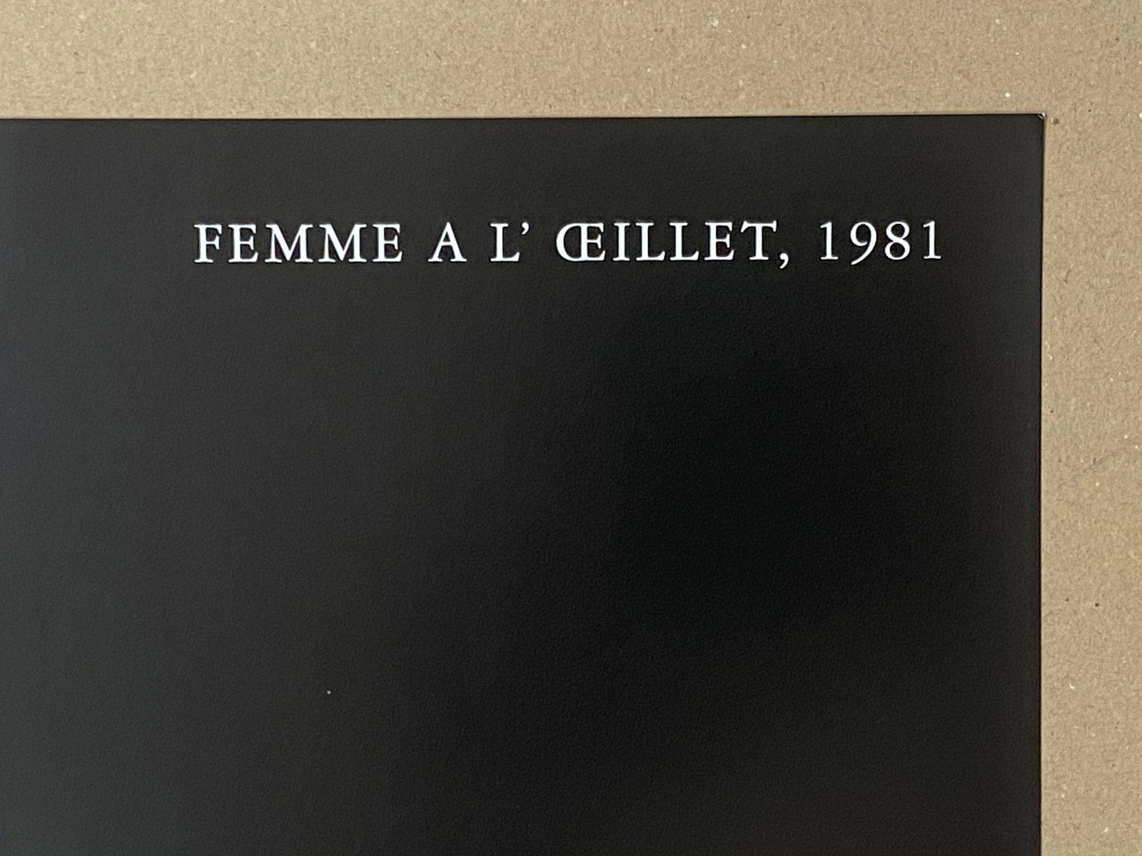 René Gruau, 1981   Femme A L'oeillet   Original Poster Printed In Offset Cm 80 X 60 photo vinterior