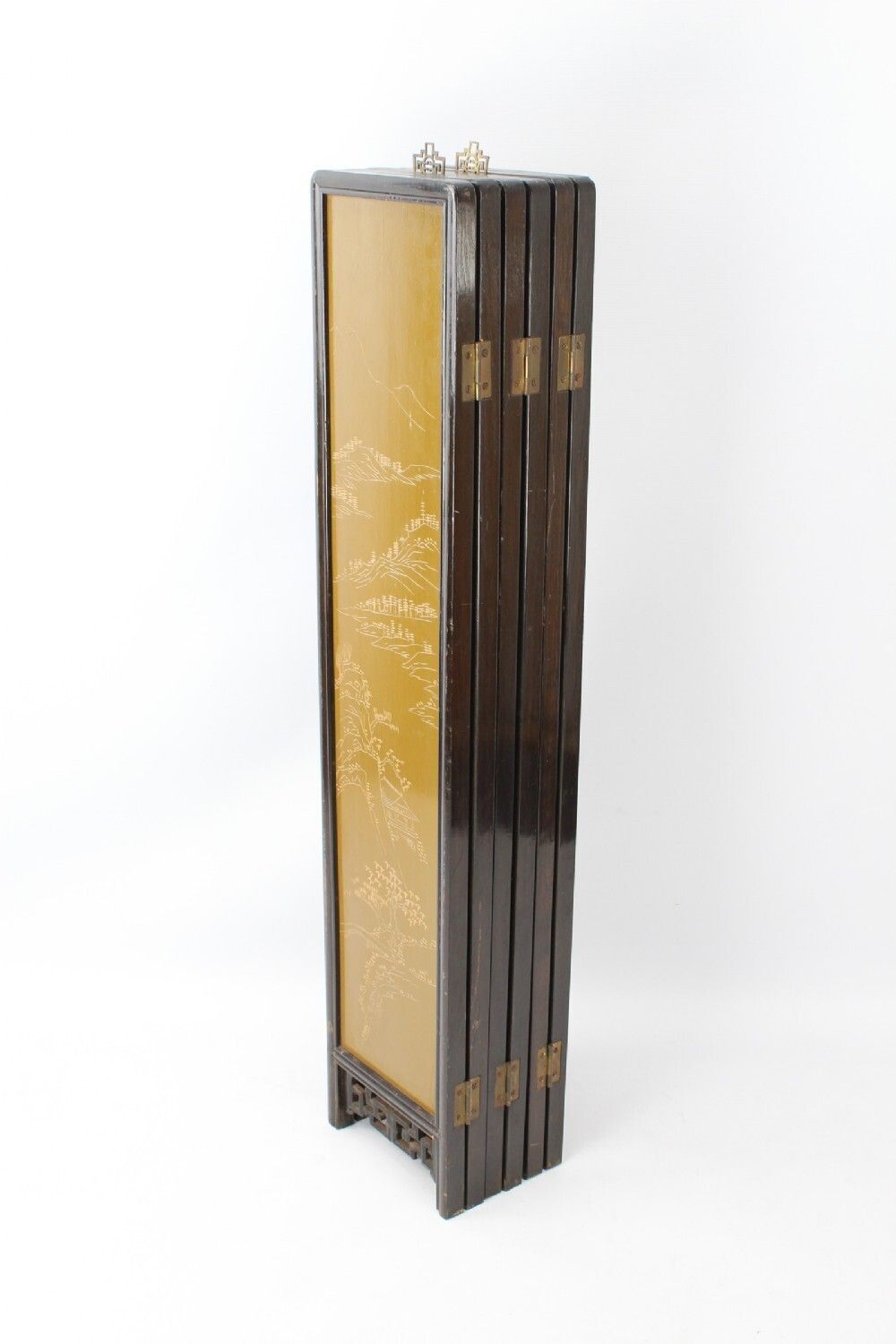 Antique Chinese Folding Fire Screen photo Home Fixtures