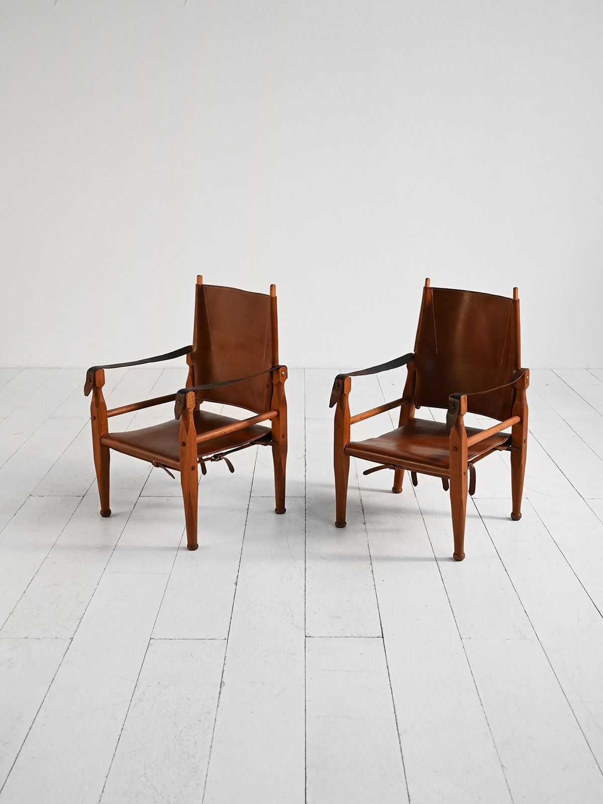Pair Of 1950s Safari Chairs photo for sale