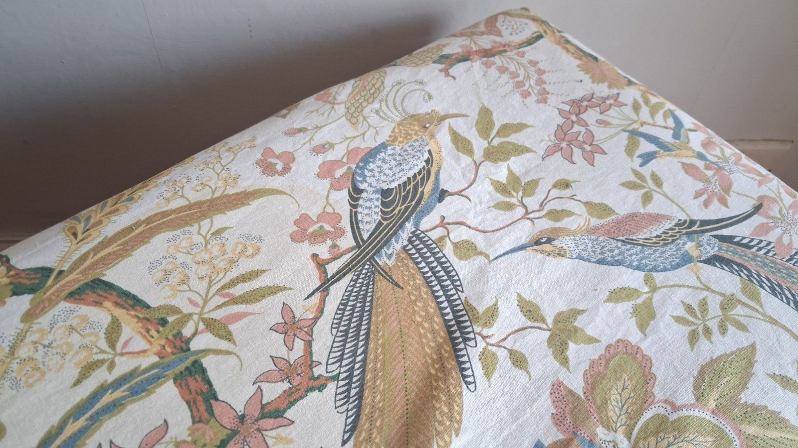 Delightful Original Lloyd Loom 1960's  Mid Century Blanket Box /Ottoman photo 120.0
