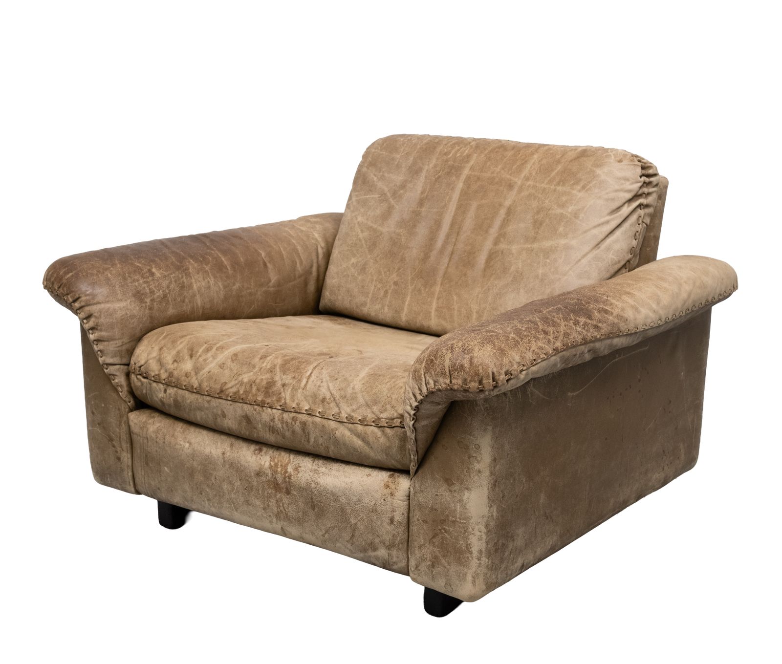De Sede Ds 31 Superb Patinated Arm Chair 1970s photo vinterior