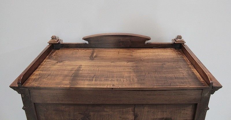 Showcase Walnut Early 20th photo vintage