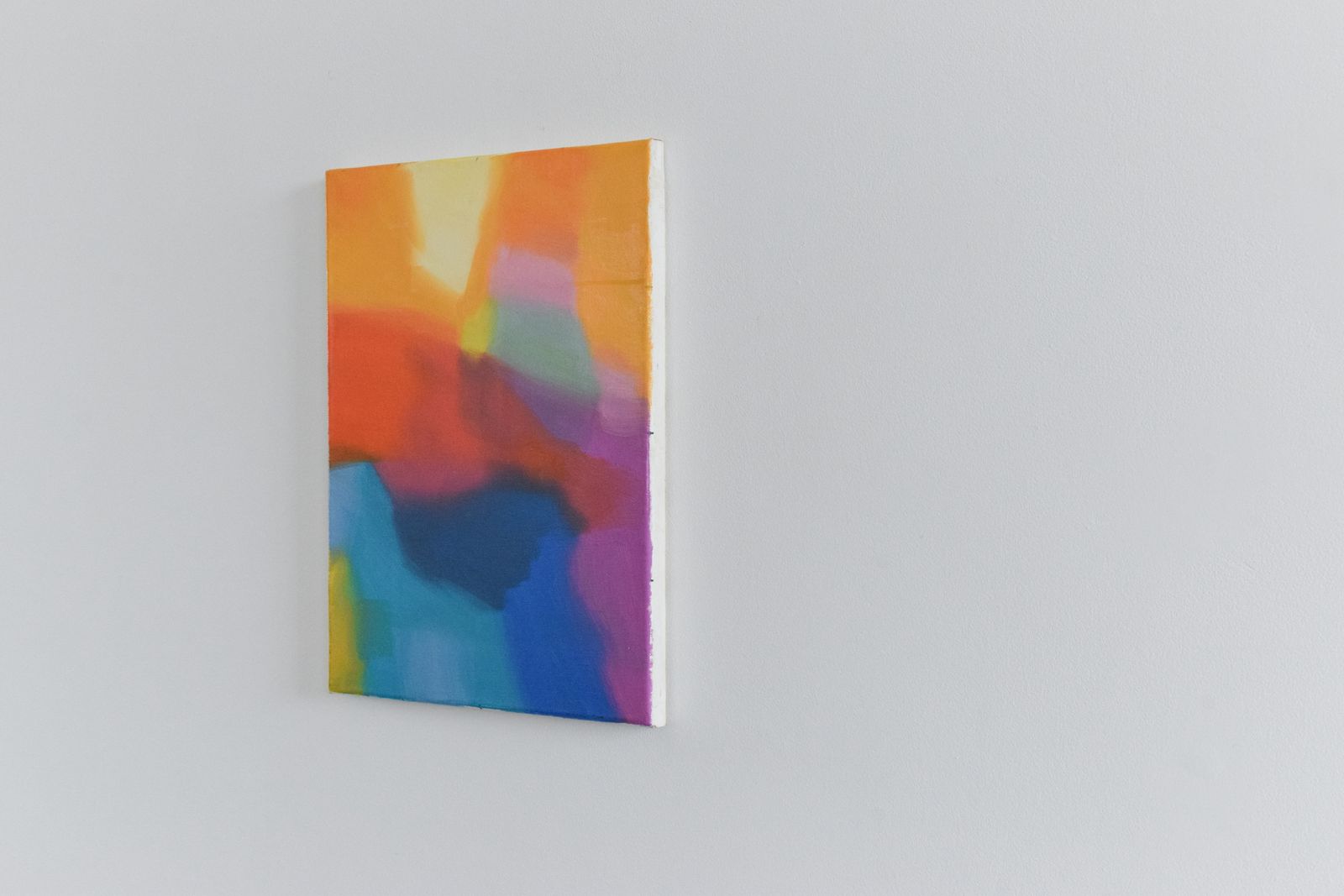 Contemporary Original Small Abstract Acrylic On Canvas Painting By Jim Ridout photo 85.0