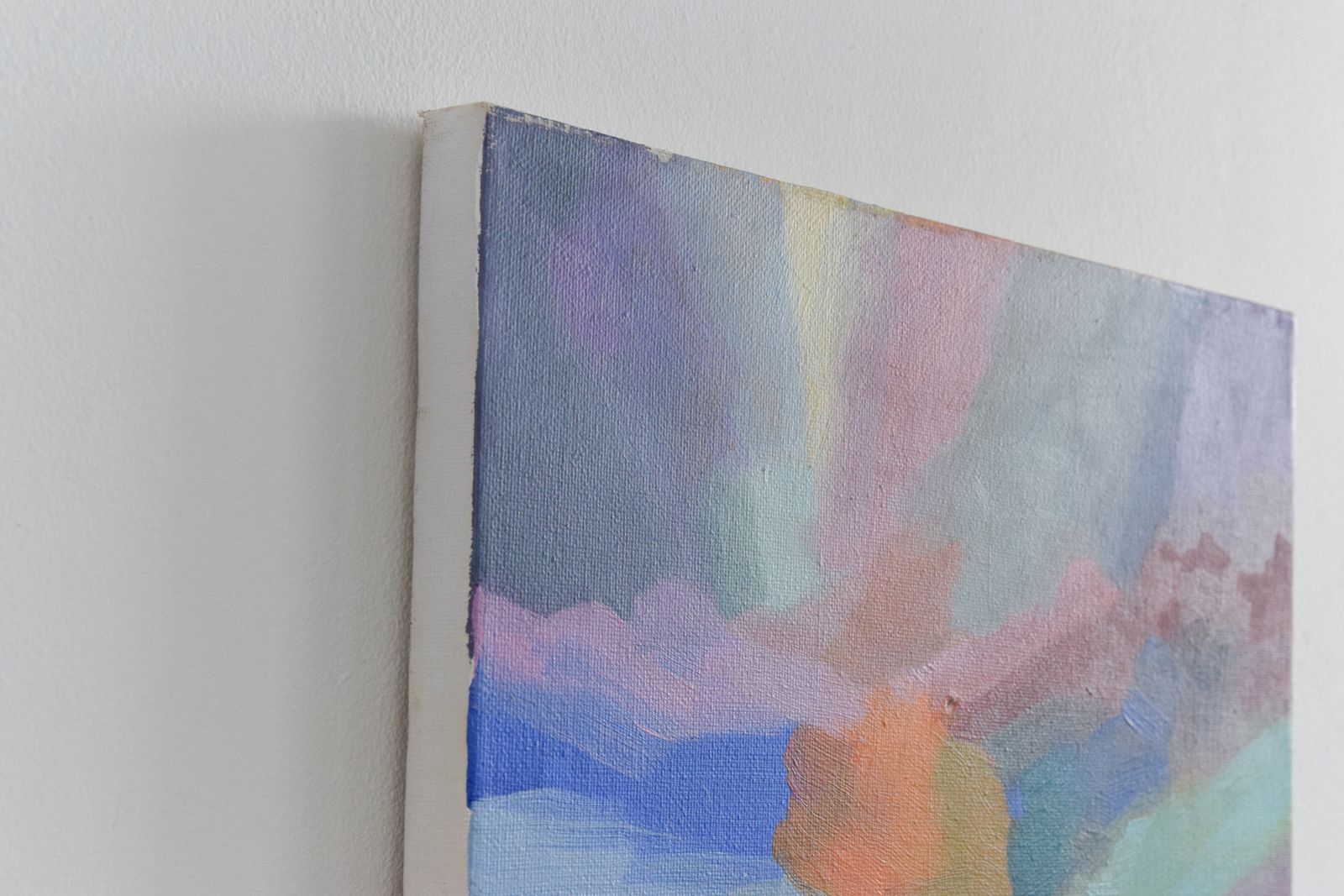 Contemporary Original Small Abstract Acrylic On Canvas Painting By Jim Ridout photo for sale