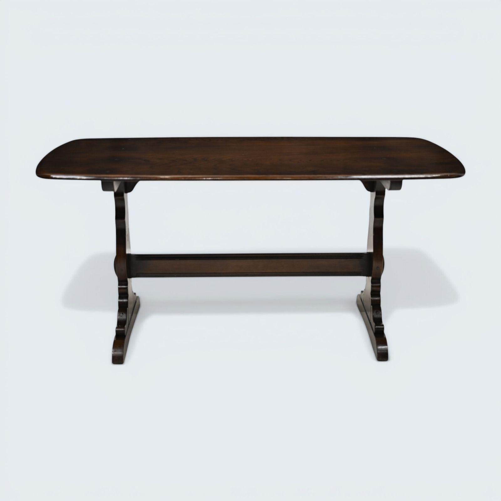 Ercol Refectory Plank Top Dining Table Traditional Finish #155 Free Uk Delivery photo furniture
