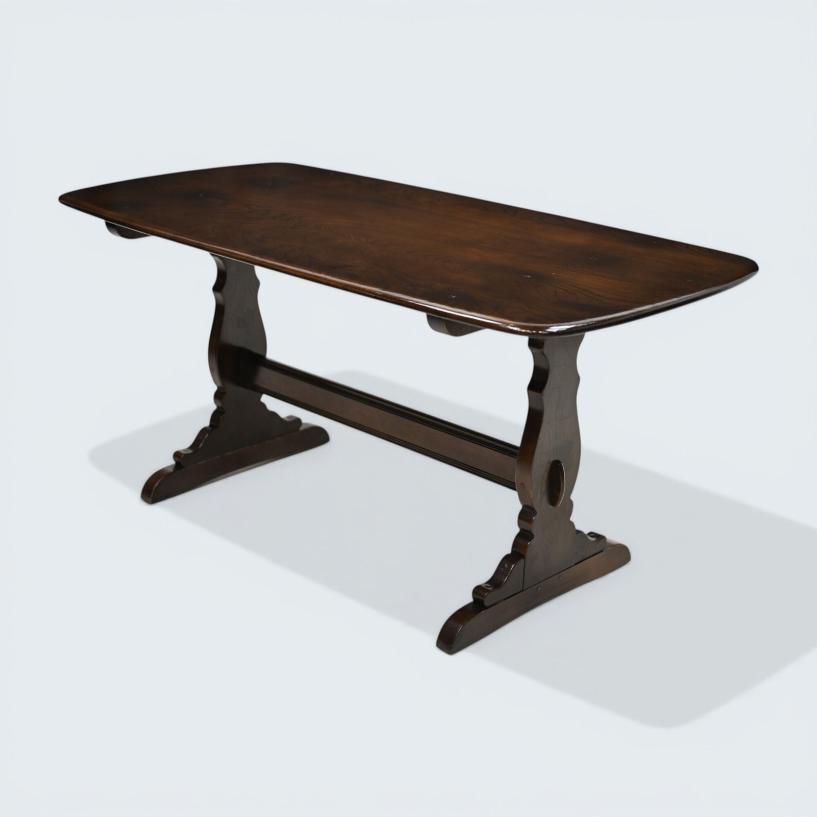 Ercol Refectory Plank Top Dining Table Traditional Finish #155 Free Uk Delivery photo for sale
