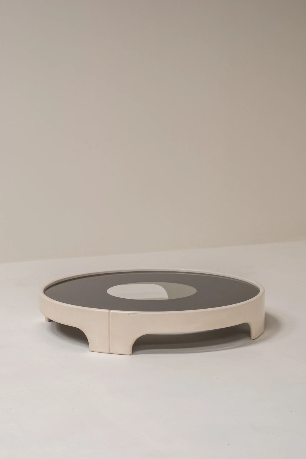 Tito Agnoli Circular Coffee Table, Italy 70s