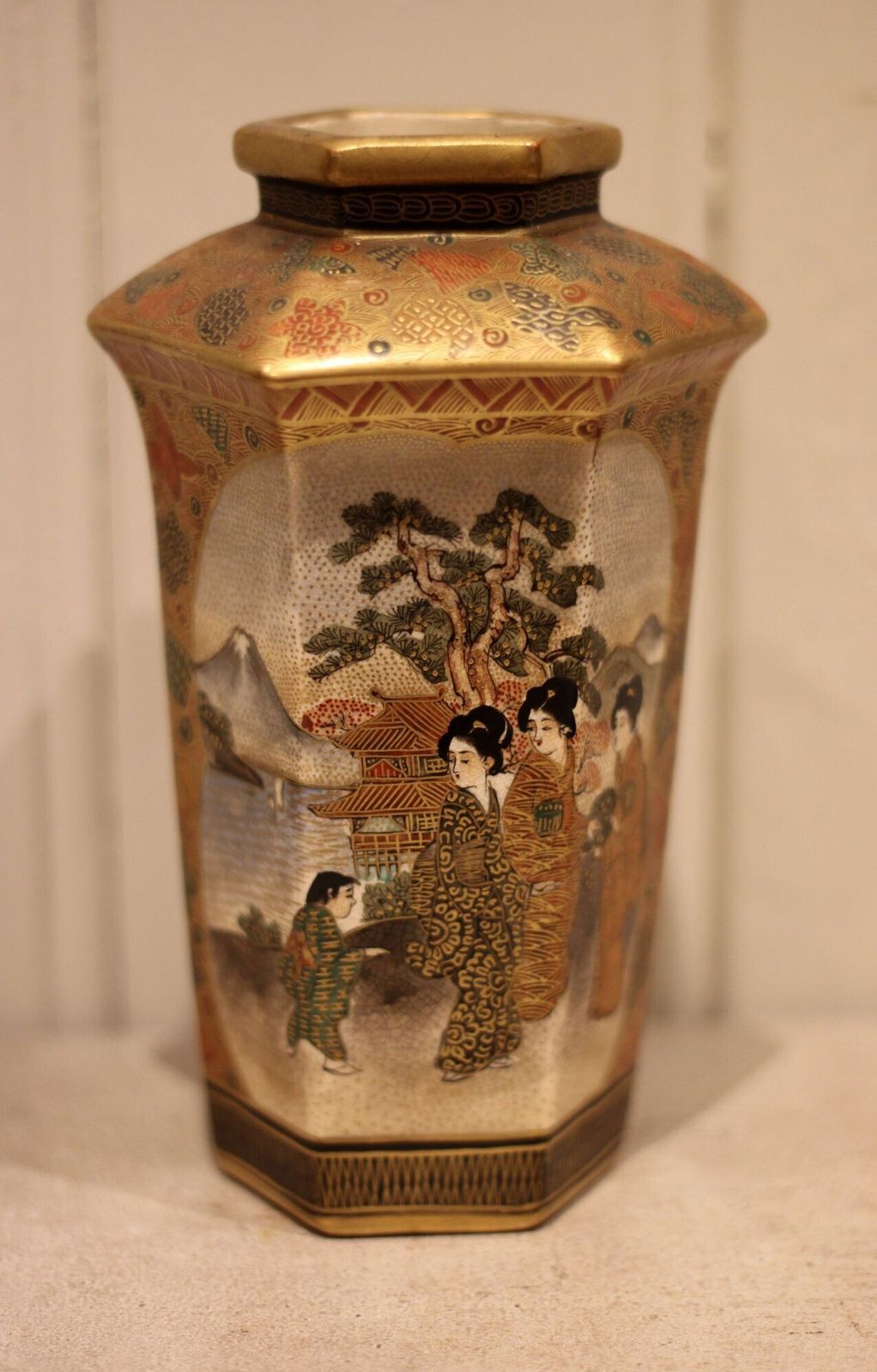 Pair Of Japanese Satsuma Vases photo buy