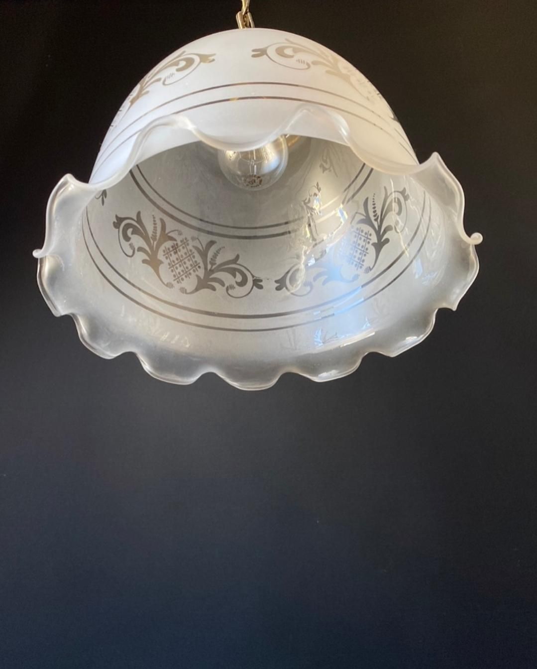 Duty Free For USA. Vintage Glass Chandelier From Italy photo buy