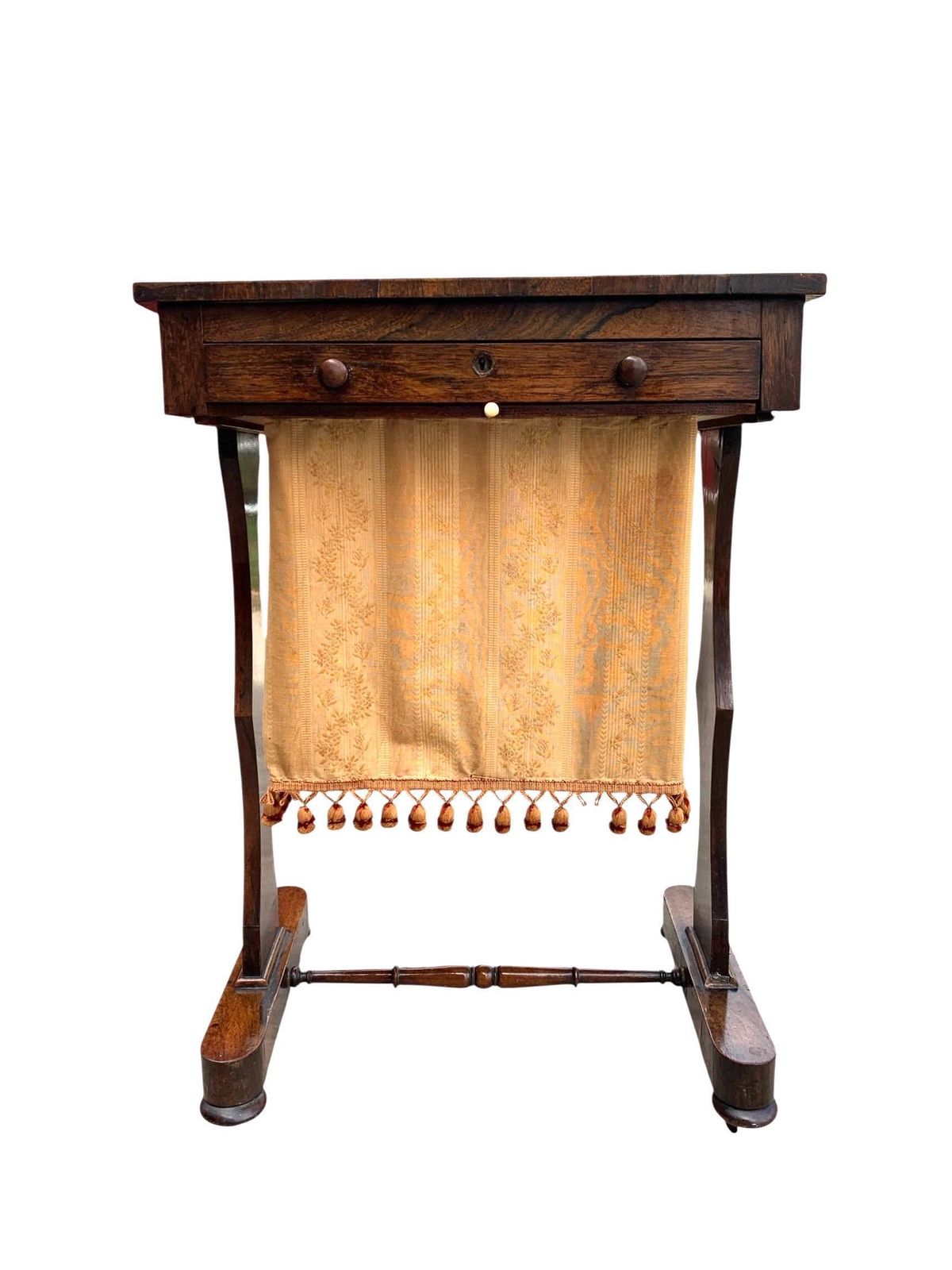 Antique Victorian Rosewood Work Table photo Furniture