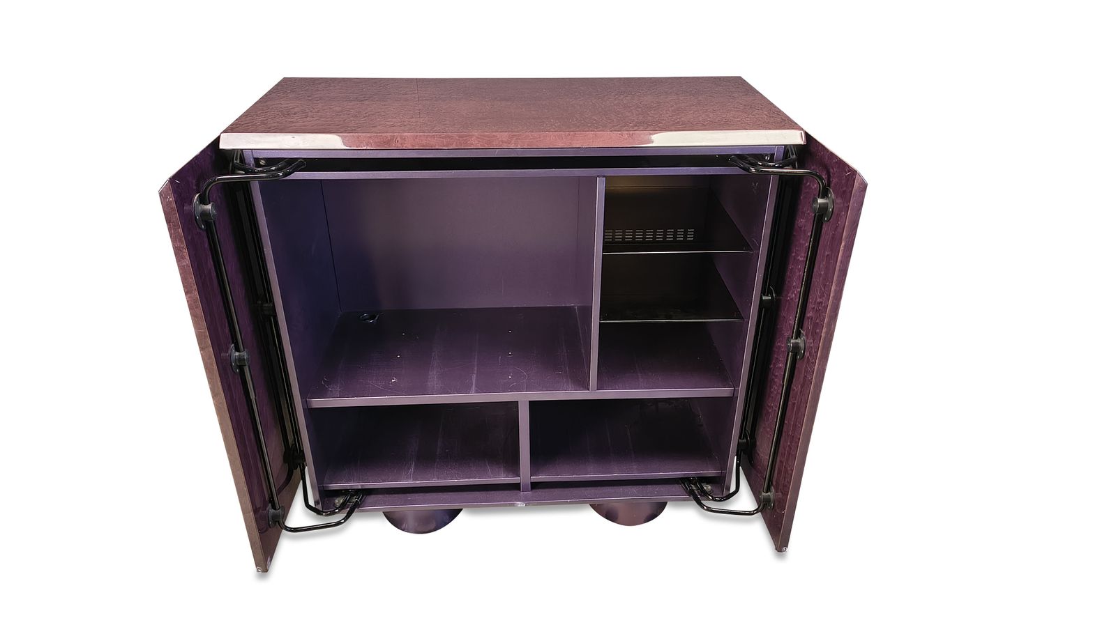 Burl Bar Cabinet By Giovanni Offredi For Saporiti, 1970s photo 1500.0