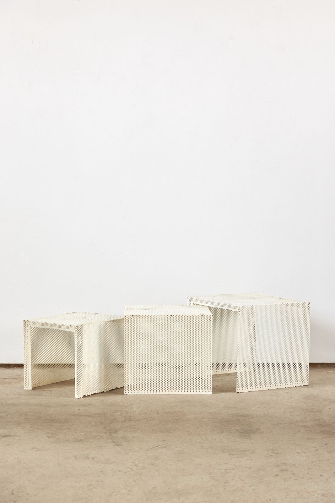 A Set Of 3 Nesting Tables From The Netherlands C1960 photo vinterior