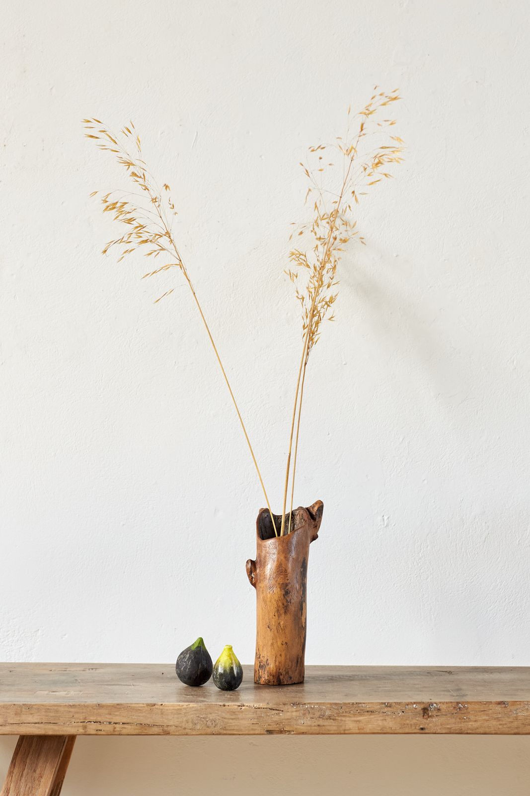 Burr Edged Olive Wood Vase, France C1950 photo for sale