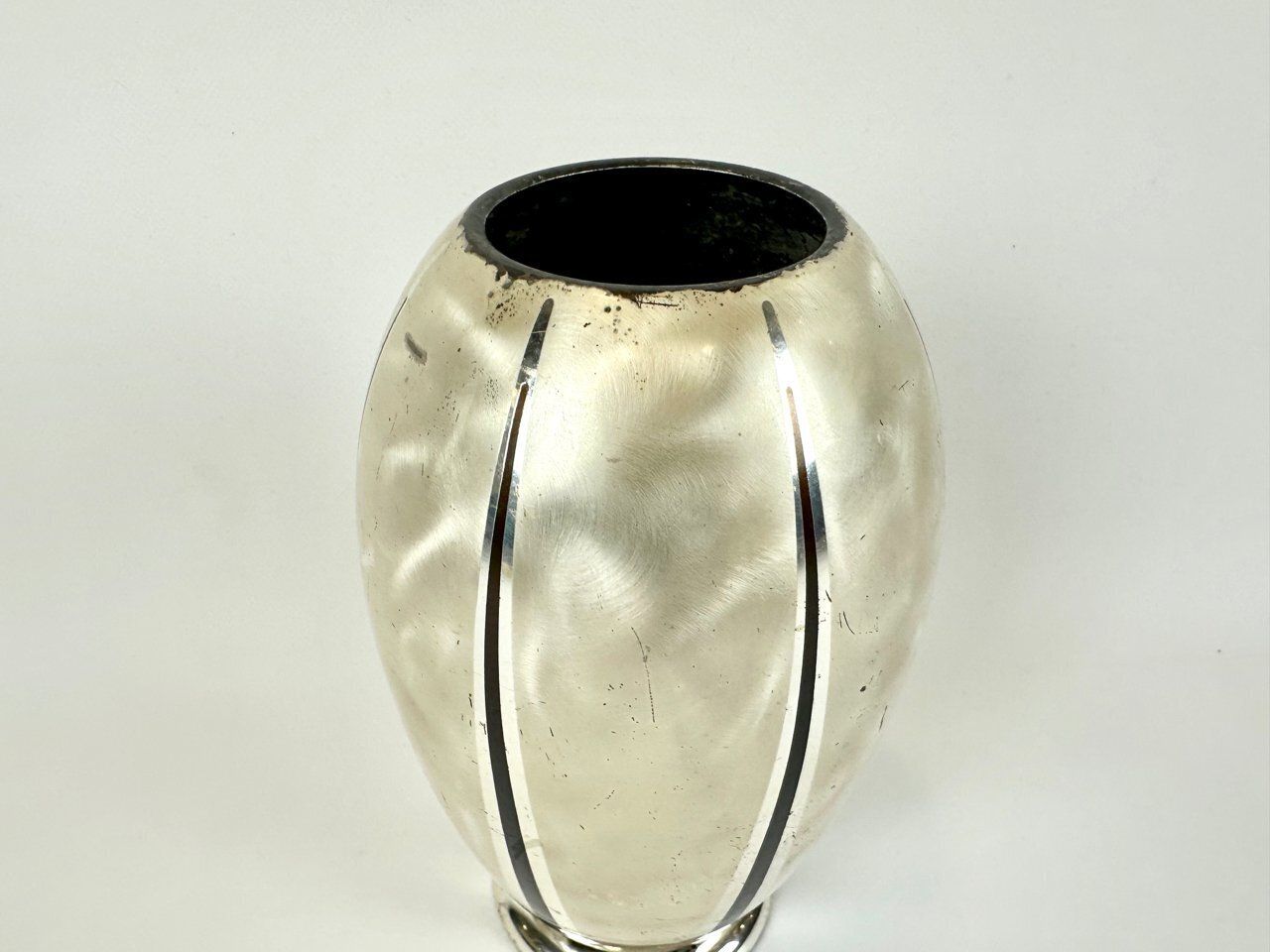 Art Deco Silver Plated Ikora Vase From Wmf, 1950s photo furniture