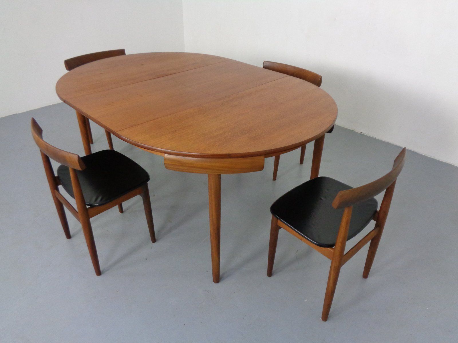 Roundette Teak Table & Chairs From Hans Olsen, Denmark, 1950sm, Set Of 5 photo buy