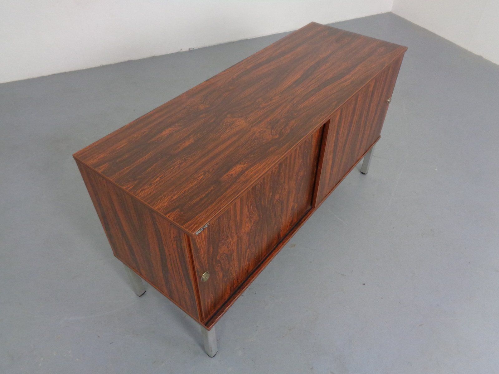 photo vinterior Small Laminated Sideboard In Rosewood Finish From Waiko, Germany, 1970s
