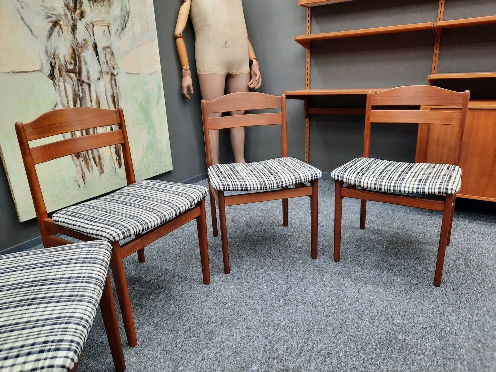 Danish Dining Chairs In Teak From Boltinge Møbelfabrik, 1960s, Set Of 4 photo Furniture